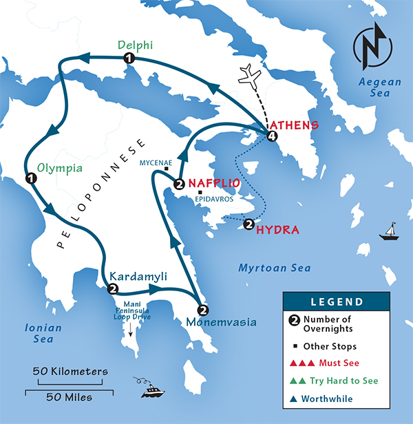 Ideias de itinerário para 5 dias na Grécia por um local
