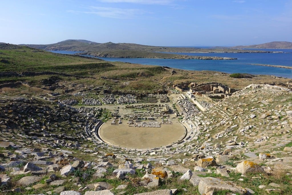 Um guia para a ilha de Delos, Grécia