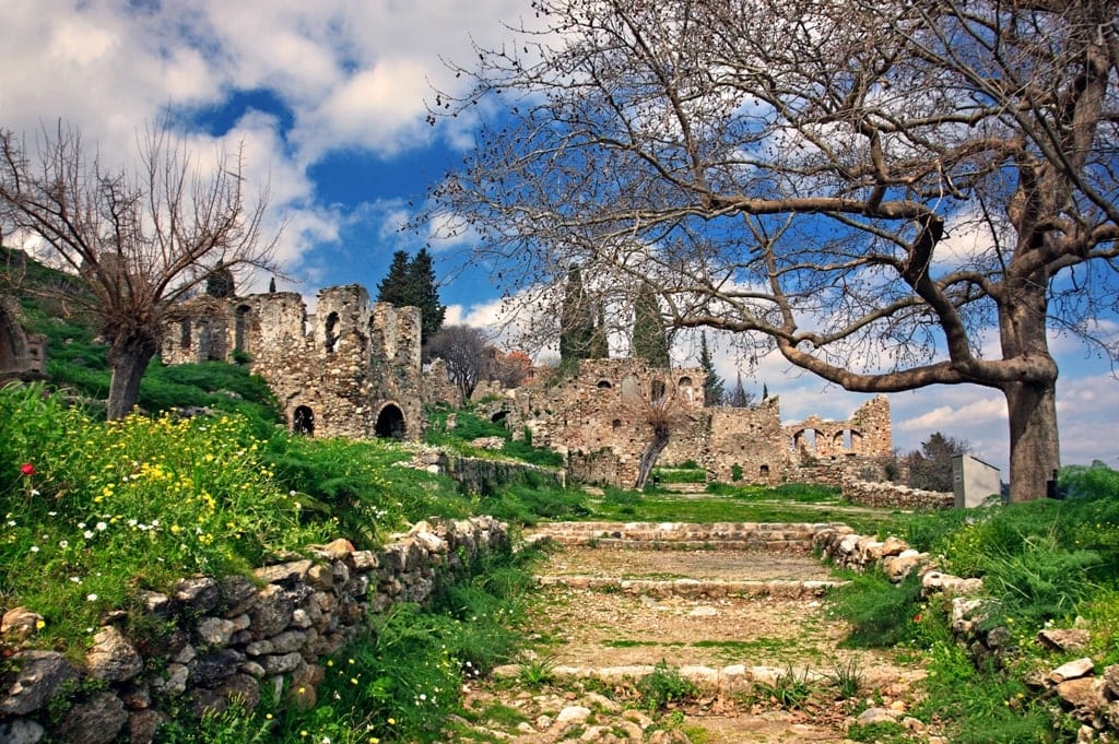 Um guia para Mystras, Grécia