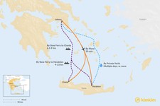 Como ir de Atenas para Creta