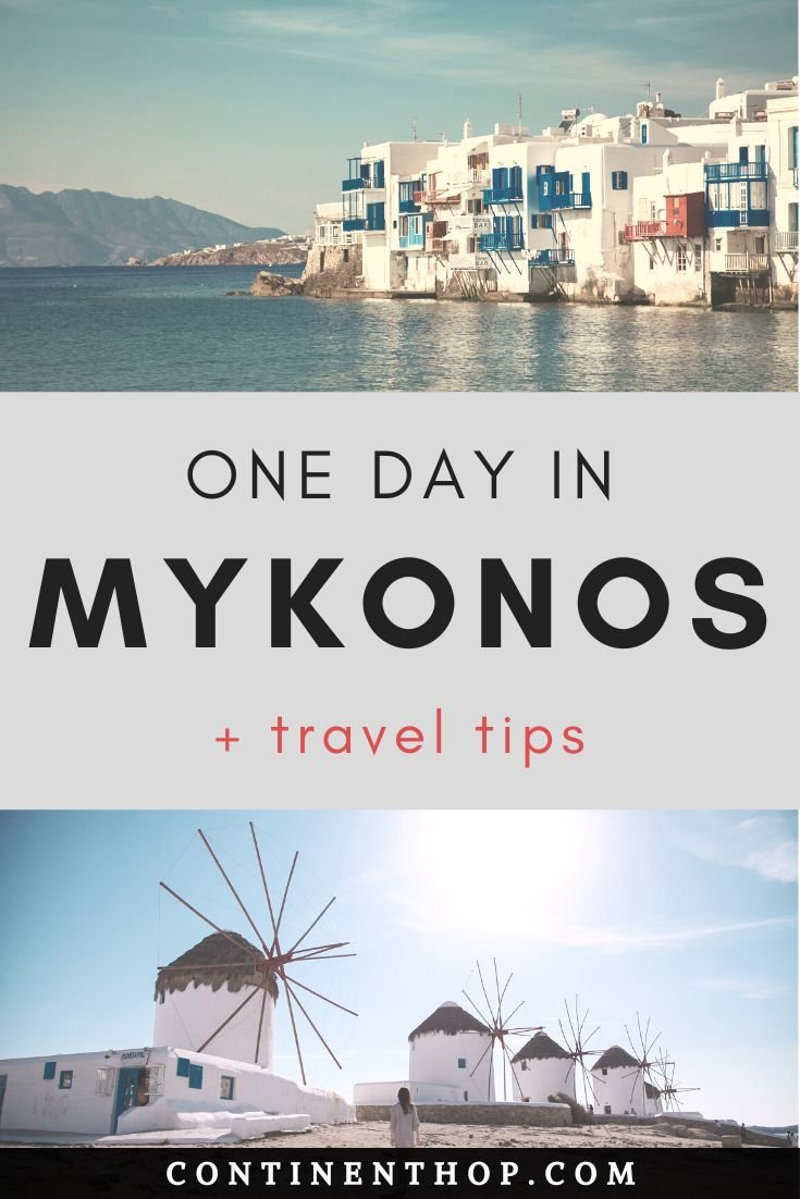 Um dia em Mykonos, um itinerário perfeito