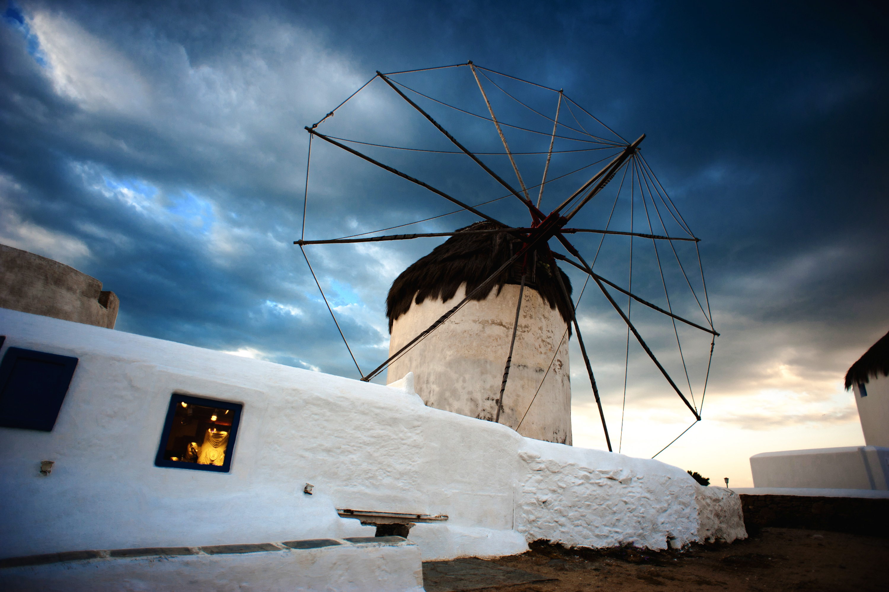 Os moinhos de vento de Mykonos